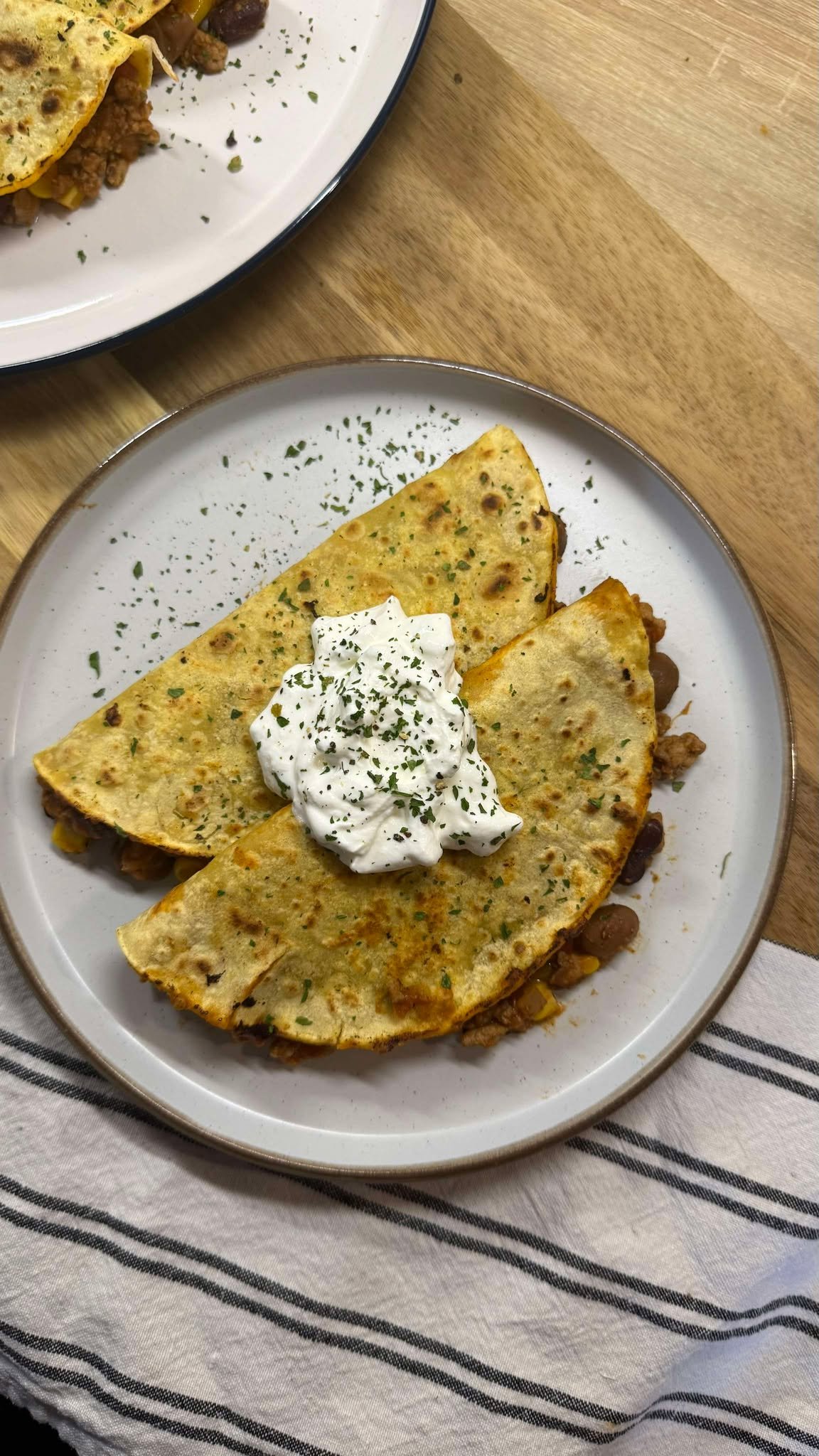 Chilis bab quesadilla