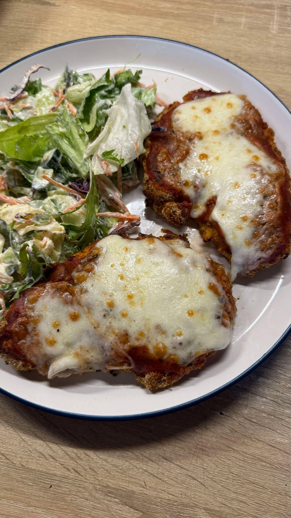 Csirke parmigiana sütőben