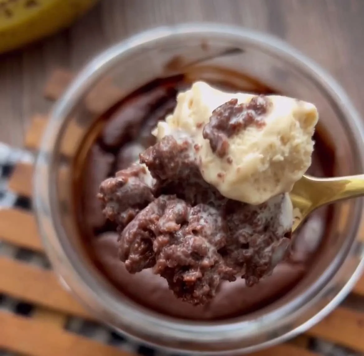 Egy adagos fehérjés brownie