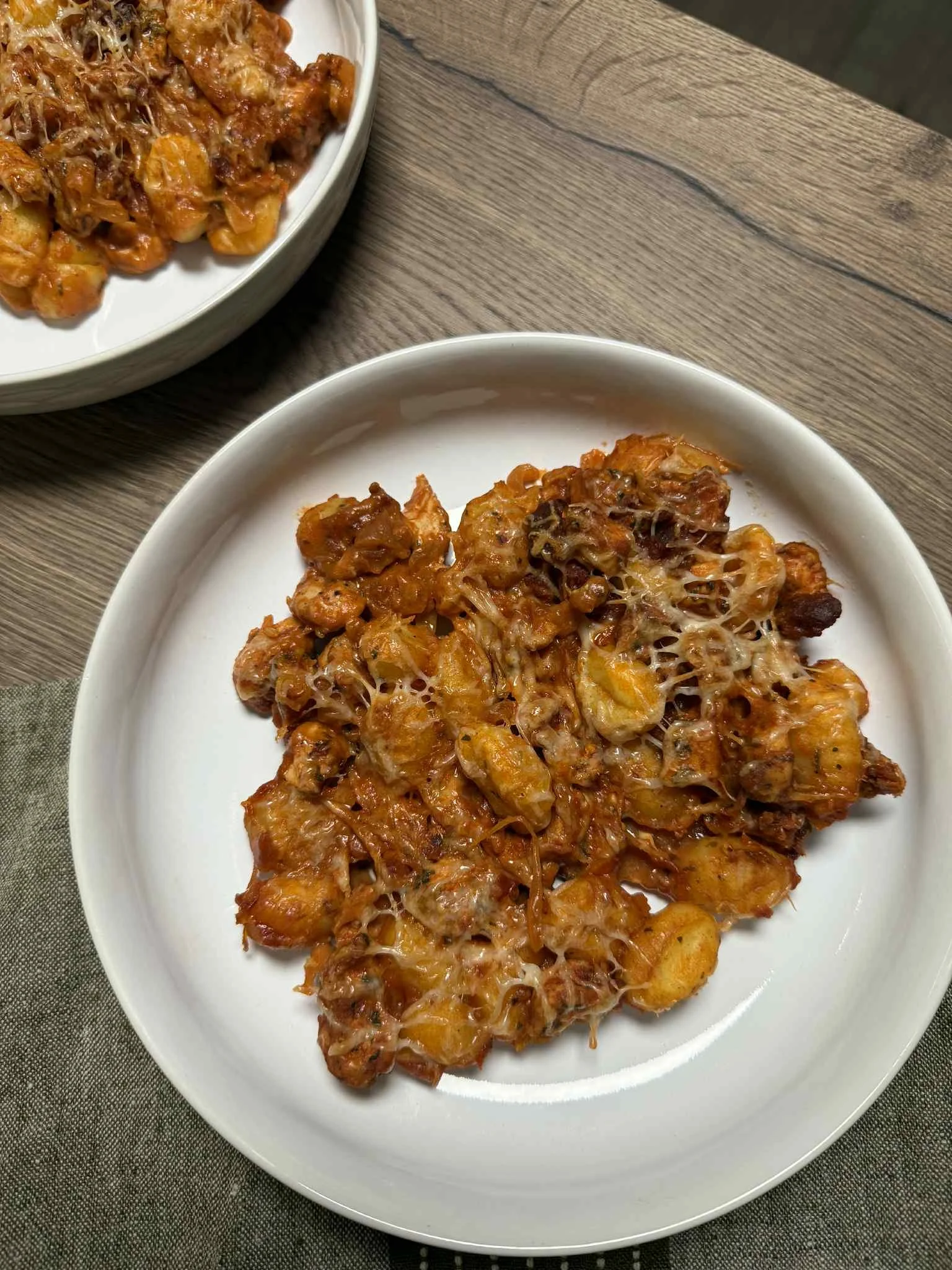 Egy tepsis magyaros gnocchi