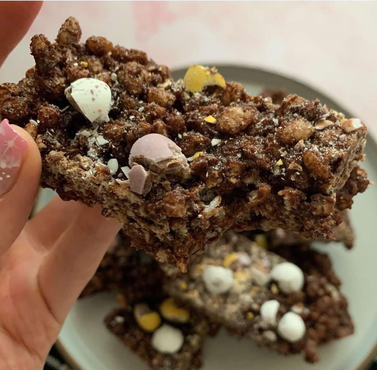 Fehérjés rocky road