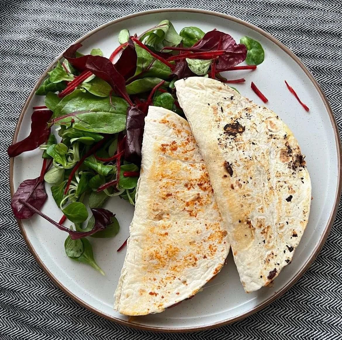 Pritaminos csirkés quesadilla