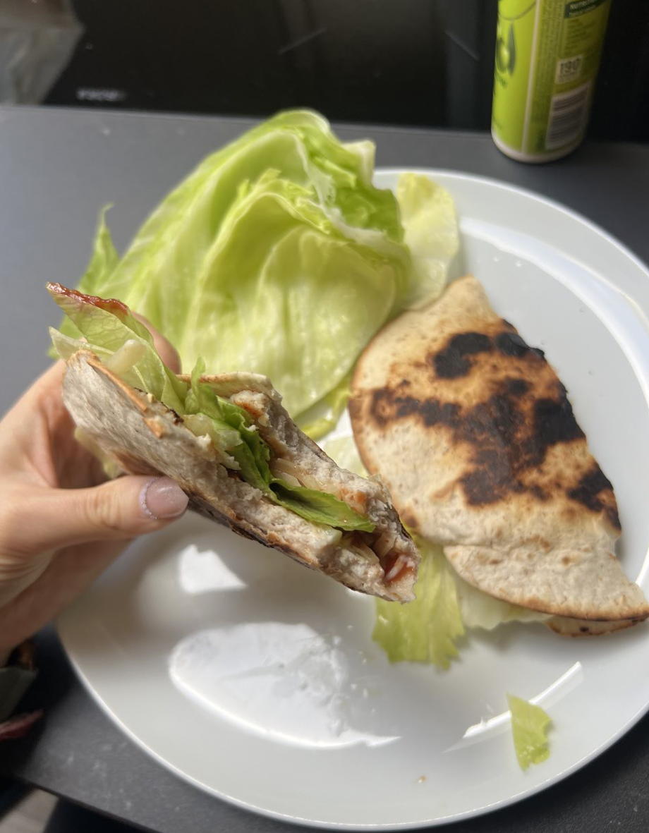 Sajtburger smash taco