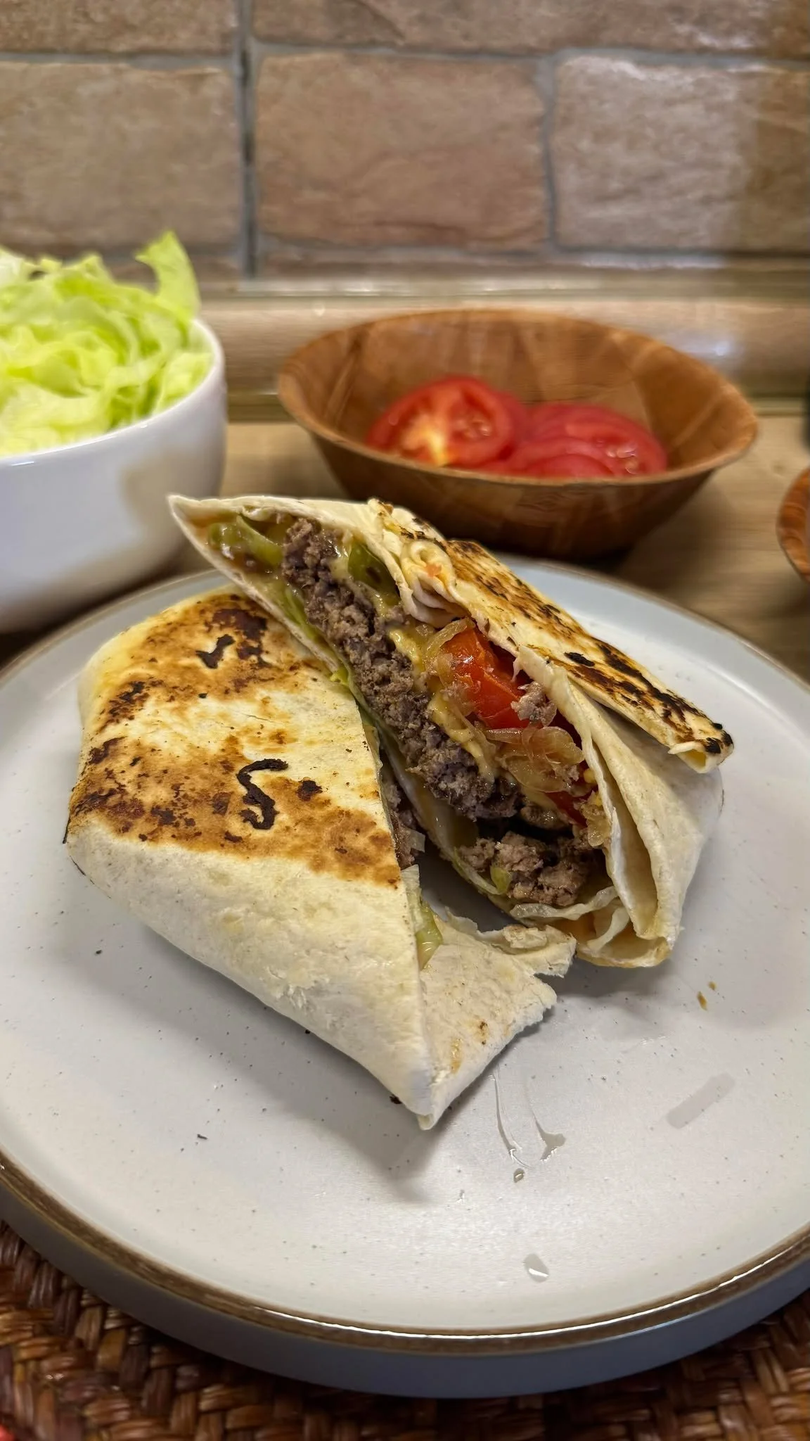 Sajtburger wrap