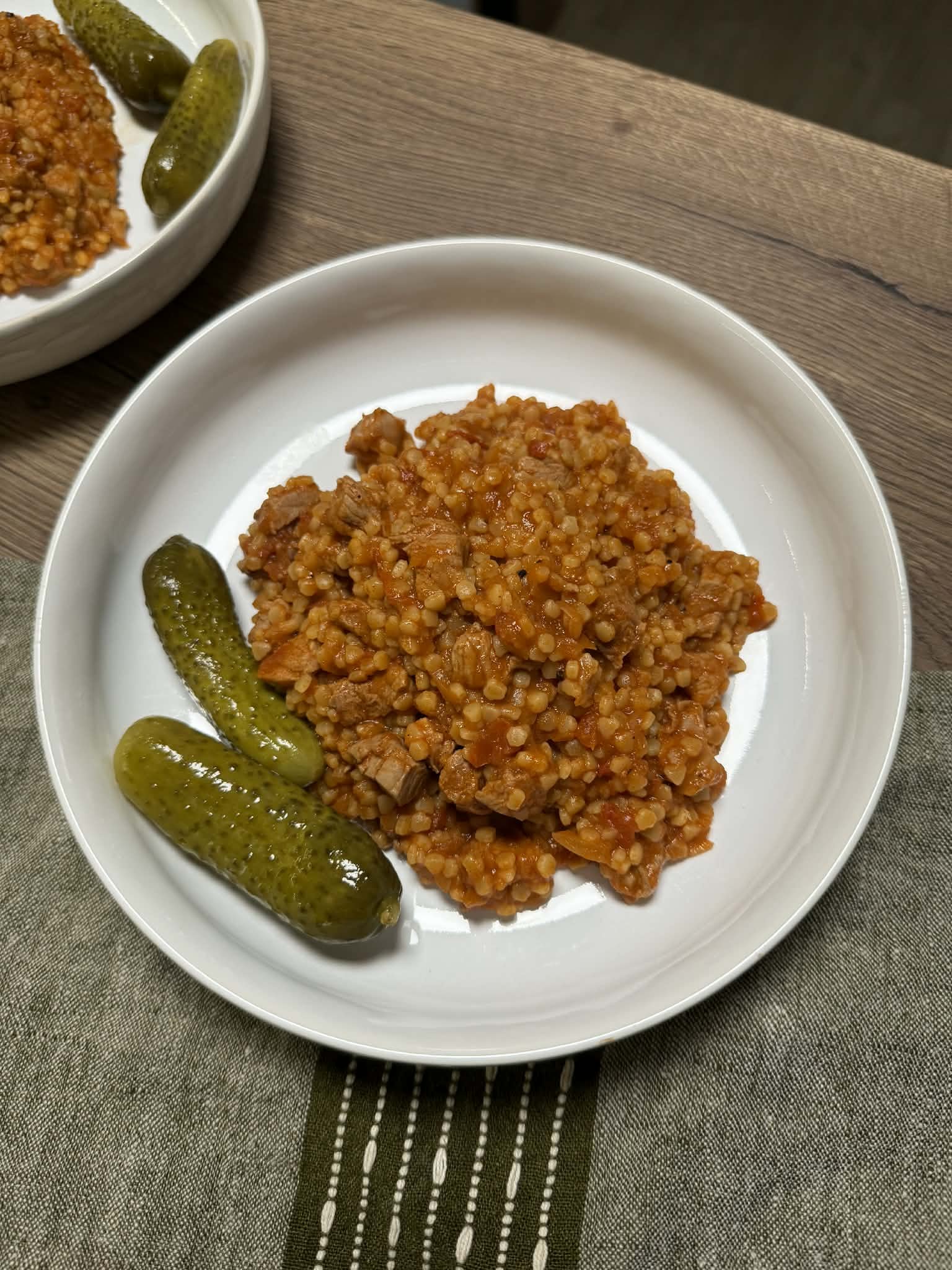 Tarhonyás hús
