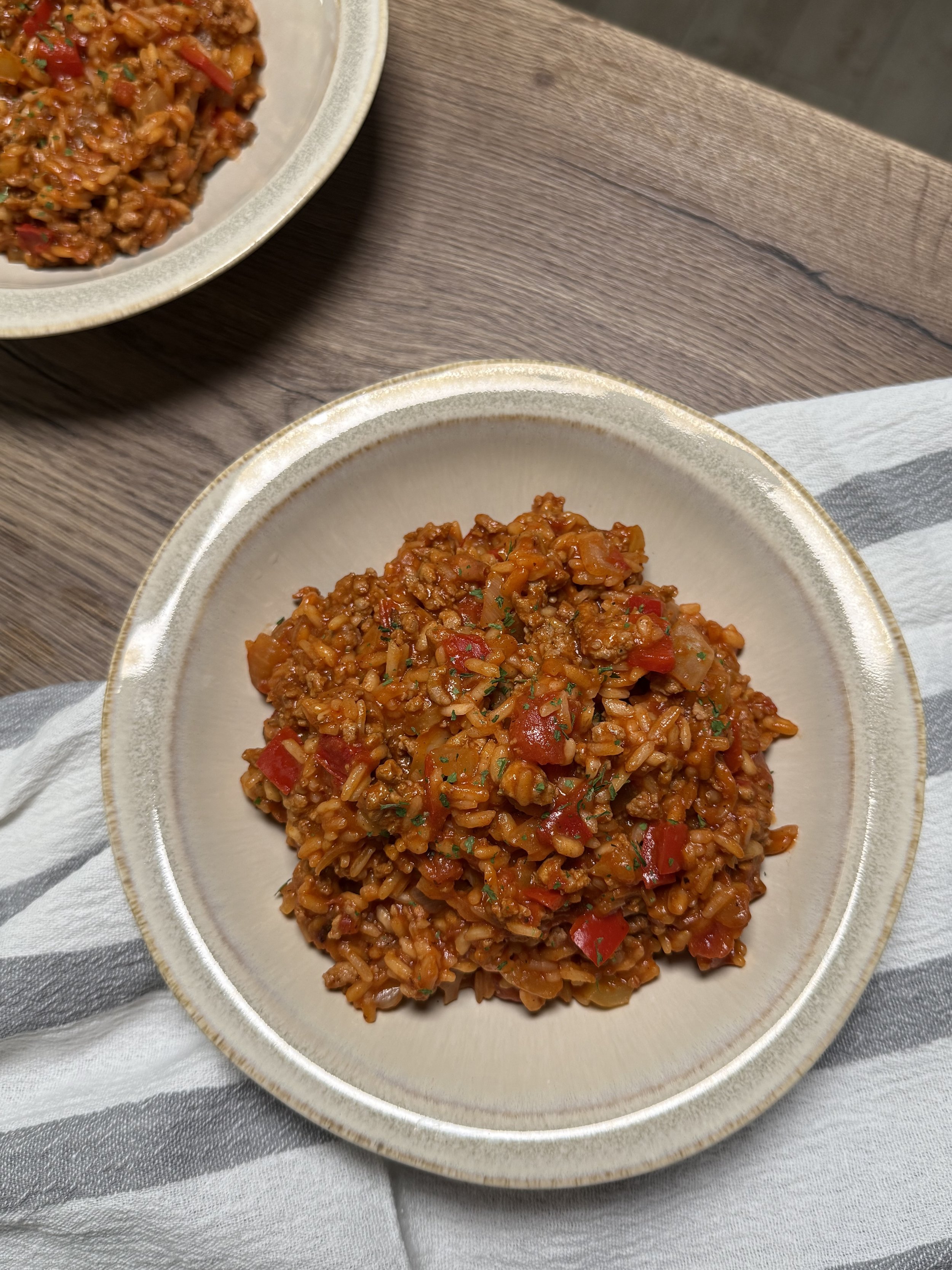 “Töltetlen paprika” - egy serpenyős rizses hús