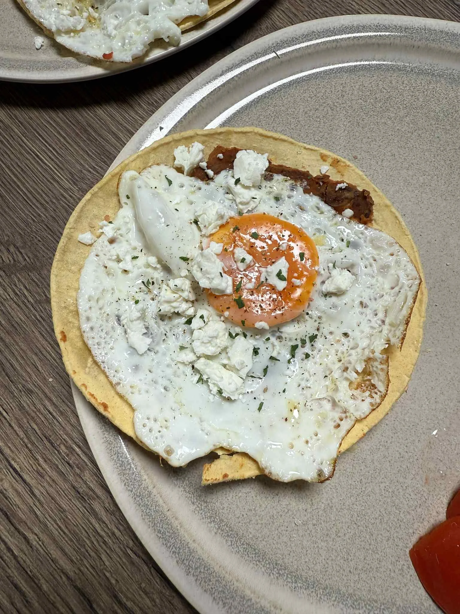 Vörösbabos reggeli taco