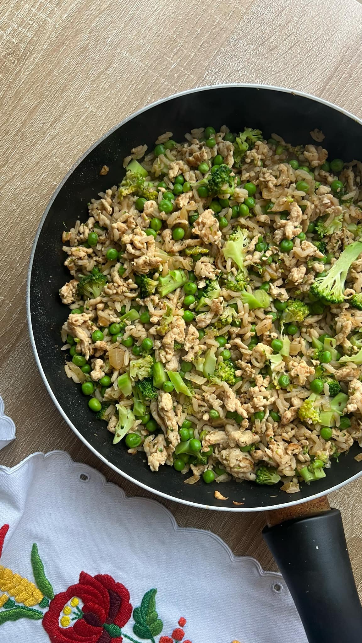 Zöld-séges rizses stir fry
